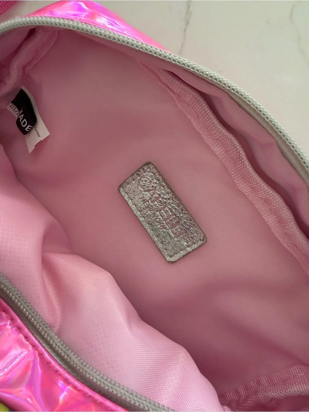 Sequin Rainbow Crossbody Bag for Kids - Pink Strap